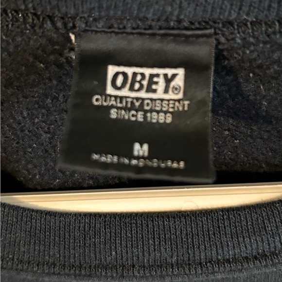 Obey Black Sweater with Classic Design - Picture 3 of 3